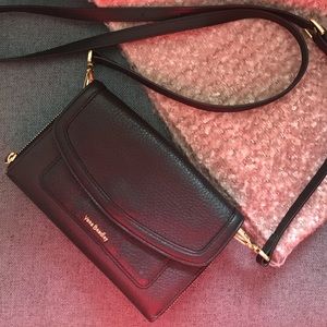 Vera Bradley Ultimate Crossbody in Black Leather